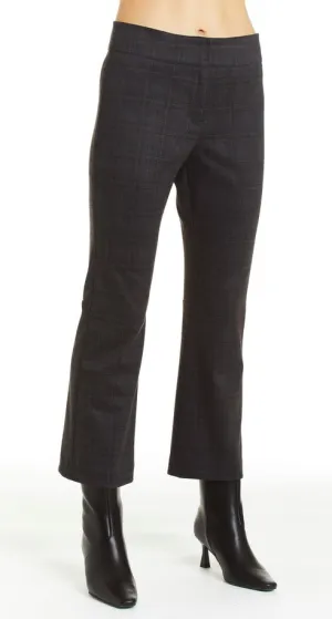Drew Riley Plaid Pants - Charcoal