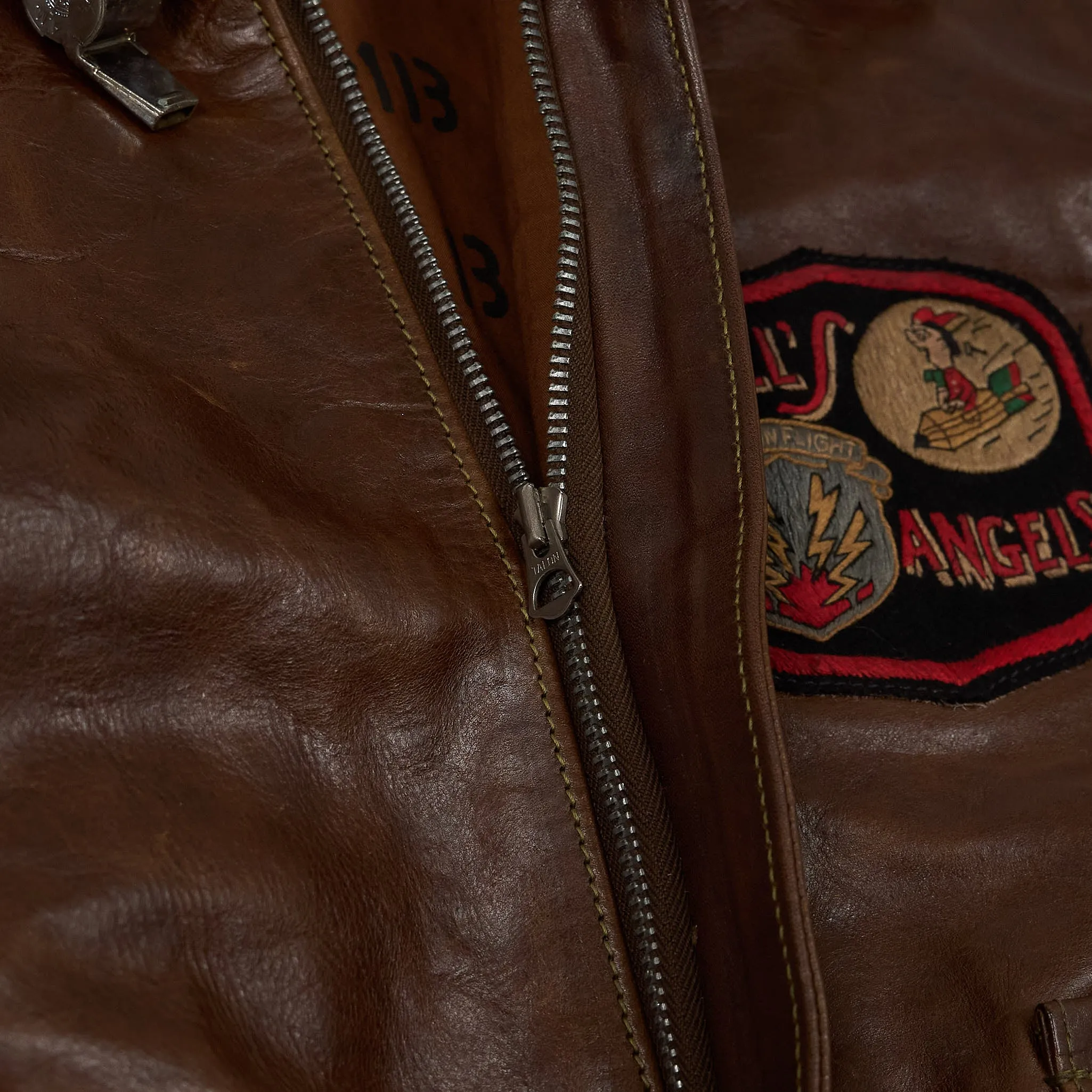 Eastman Leather Clothing A-2 Hell's Angels Leather Jacket