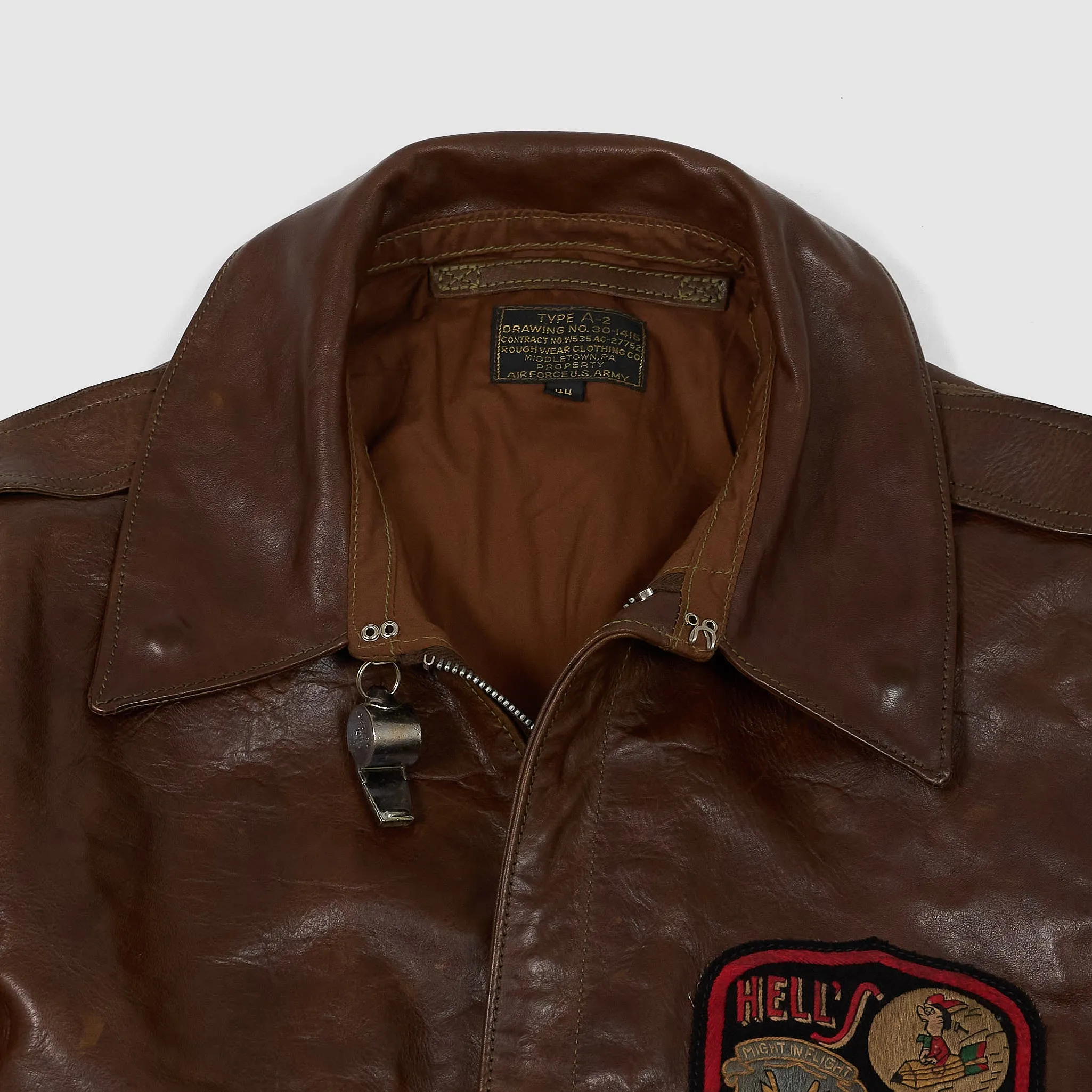 Eastman Leather Clothing A-2 Hell's Angels Leather Jacket