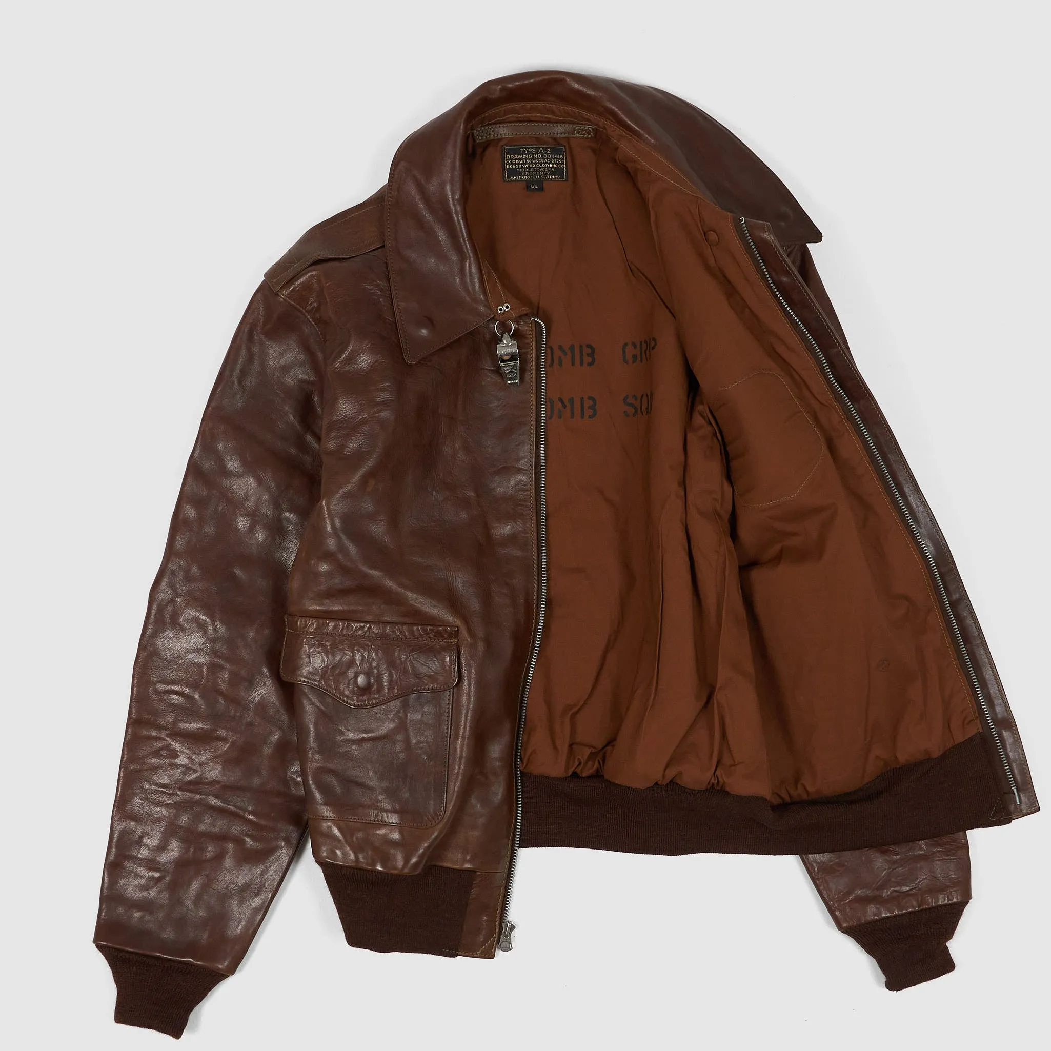 Eastman Leather Clothing A-2 Hell's Angels Leather Jacket