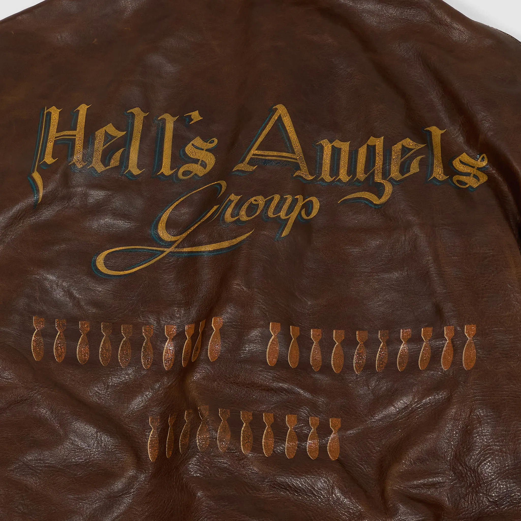 Eastman Leather Clothing A-2 Hell's Angels Leather Jacket