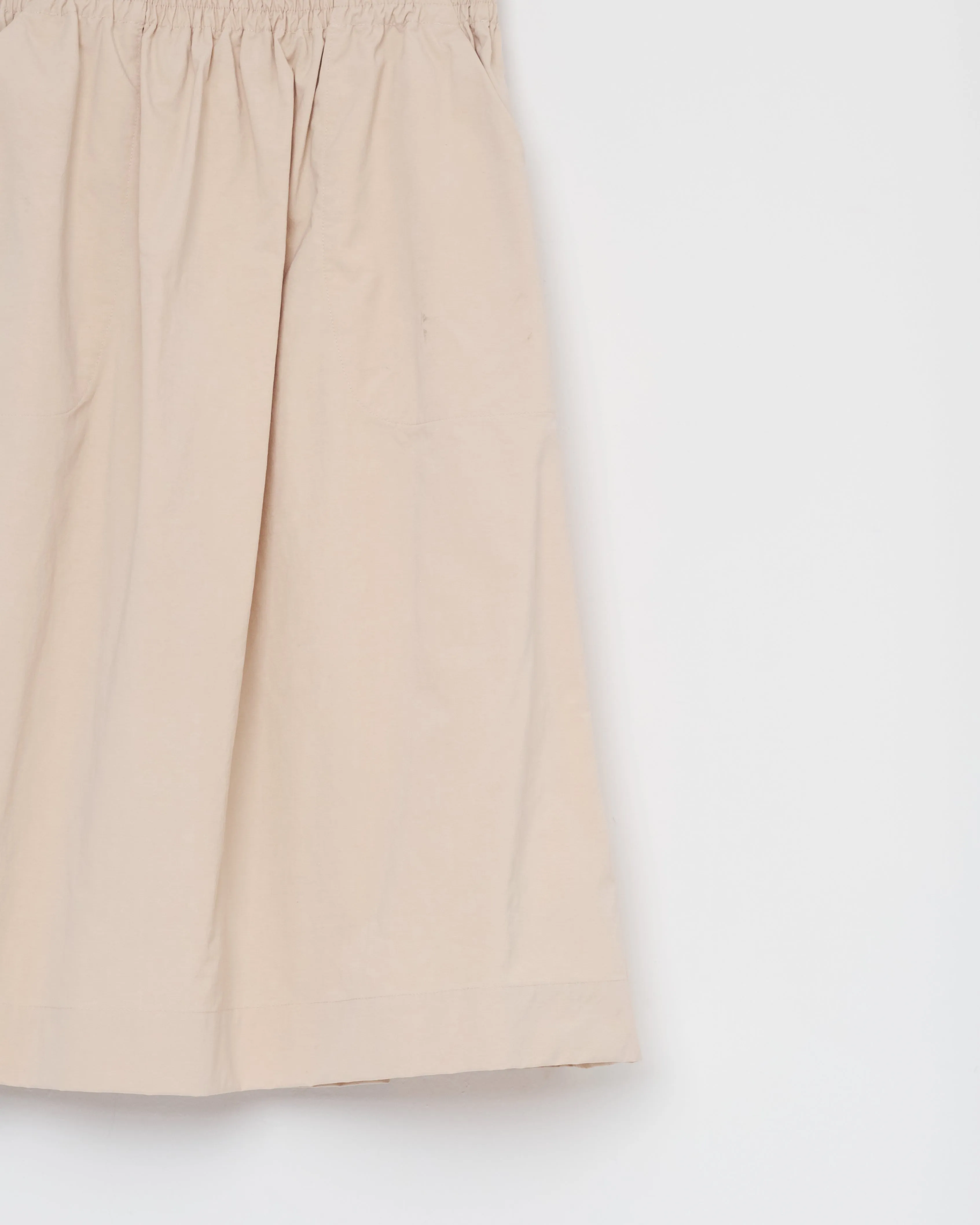 Elastic Skirt, Silver Cream