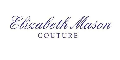ELIZABETH MASON COUTURE White Silk Jersey Draped Gown