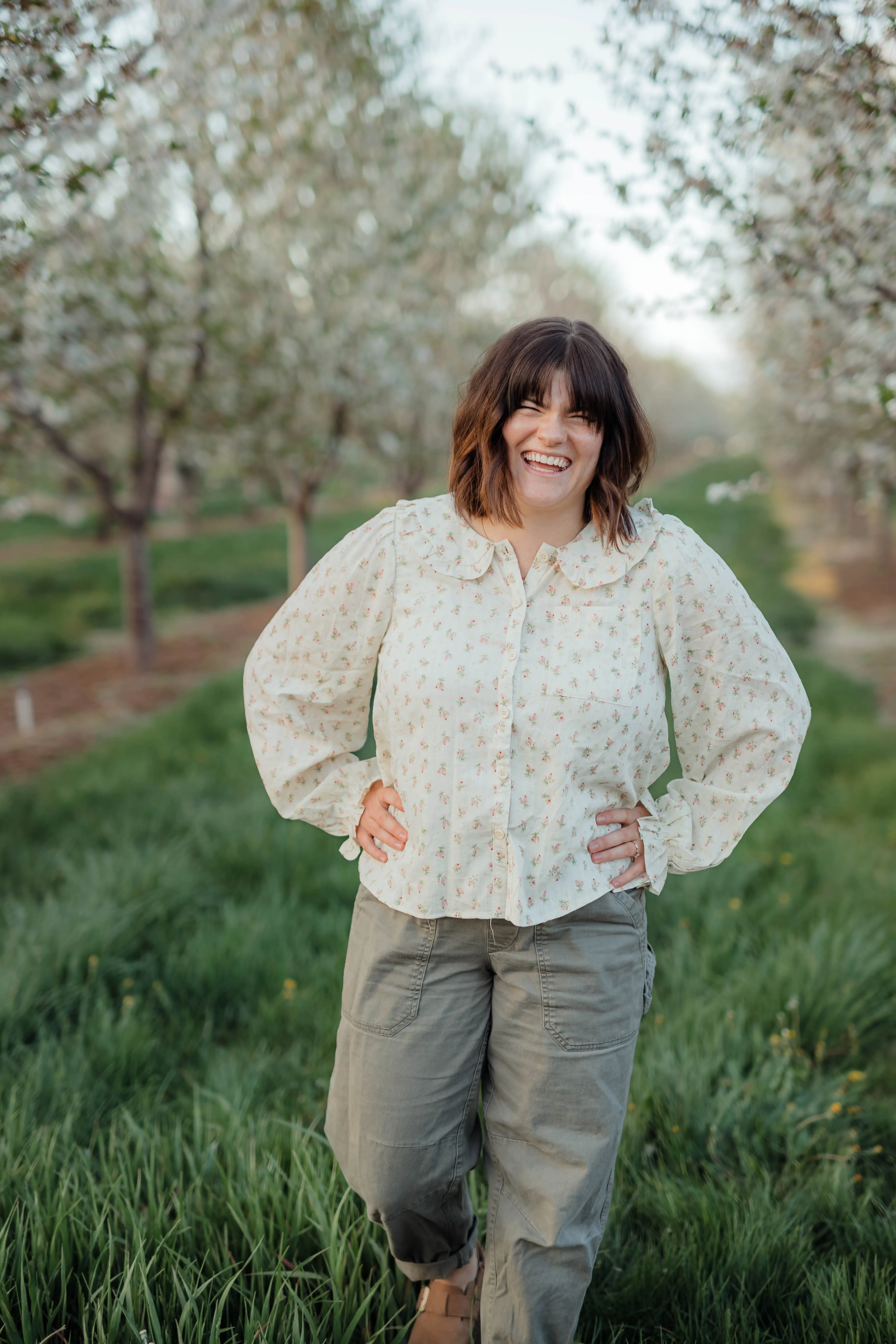 Emma Blouse--Pink