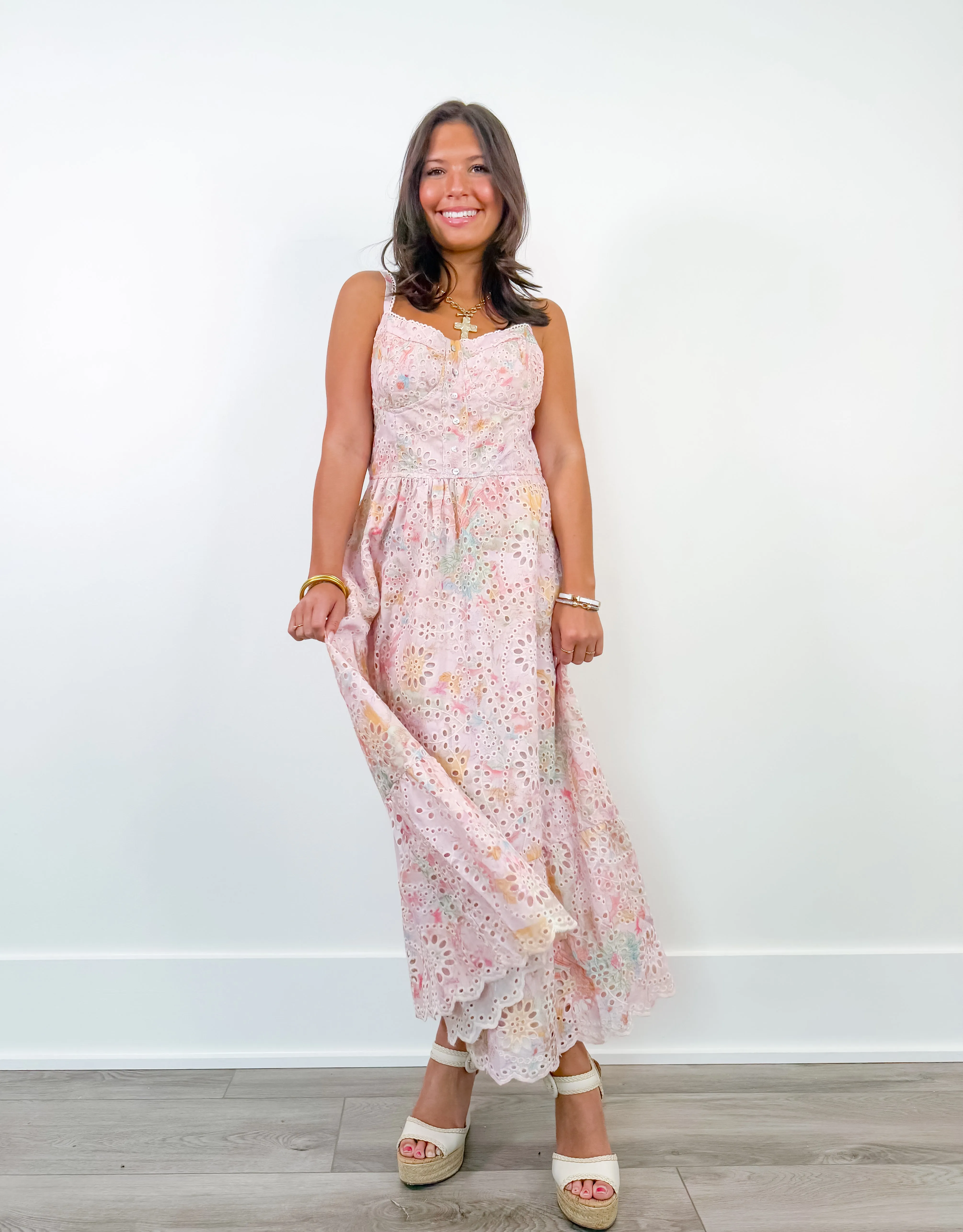 Emma Floral Midi Dress