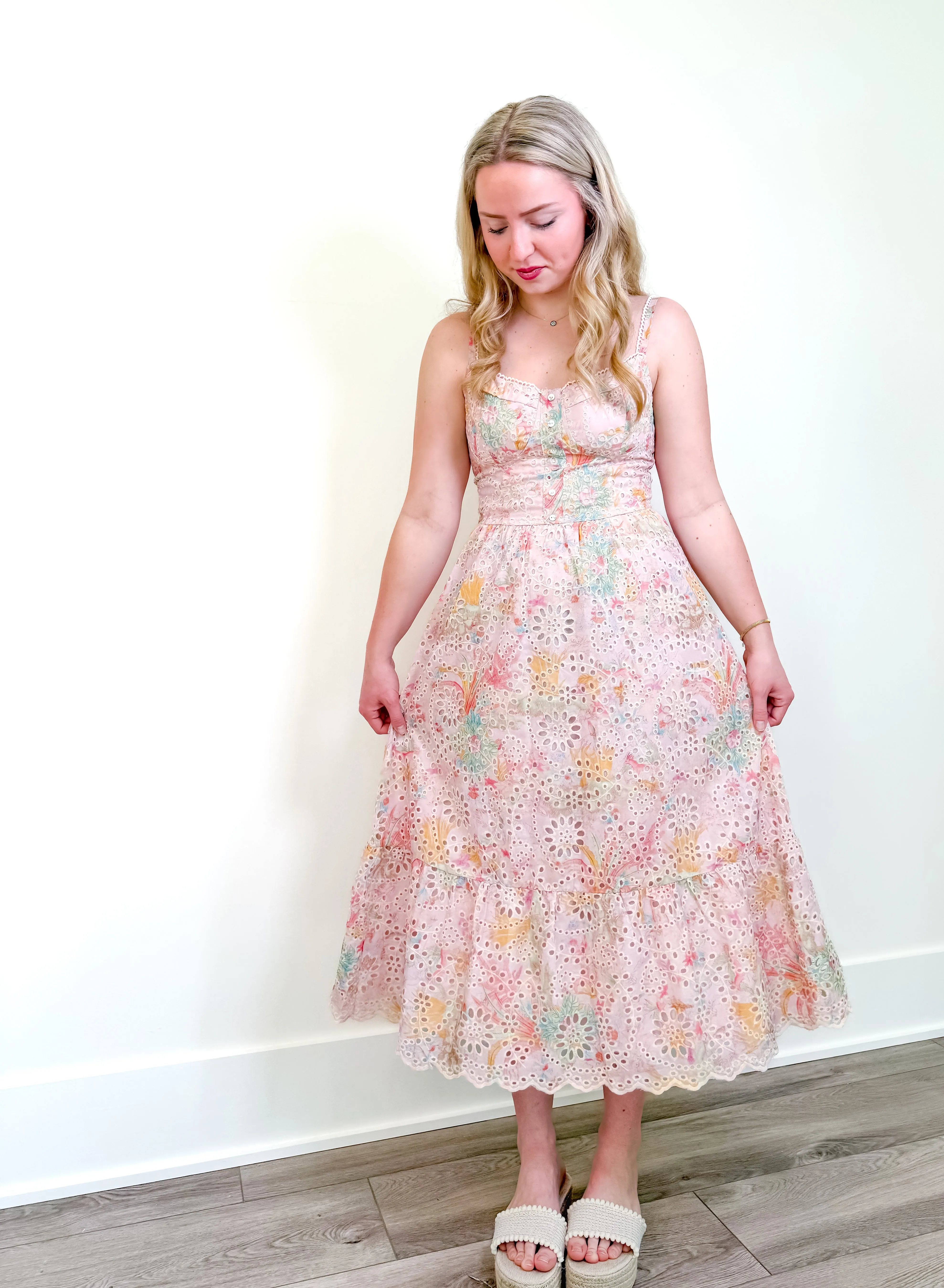 Emma Floral Midi Dress