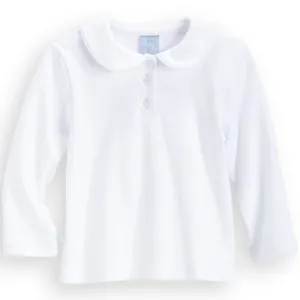 Essential Long Sleeve Pima Tee -- White