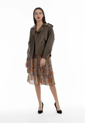 faina Women's Jacket Made Of Imitation Leather