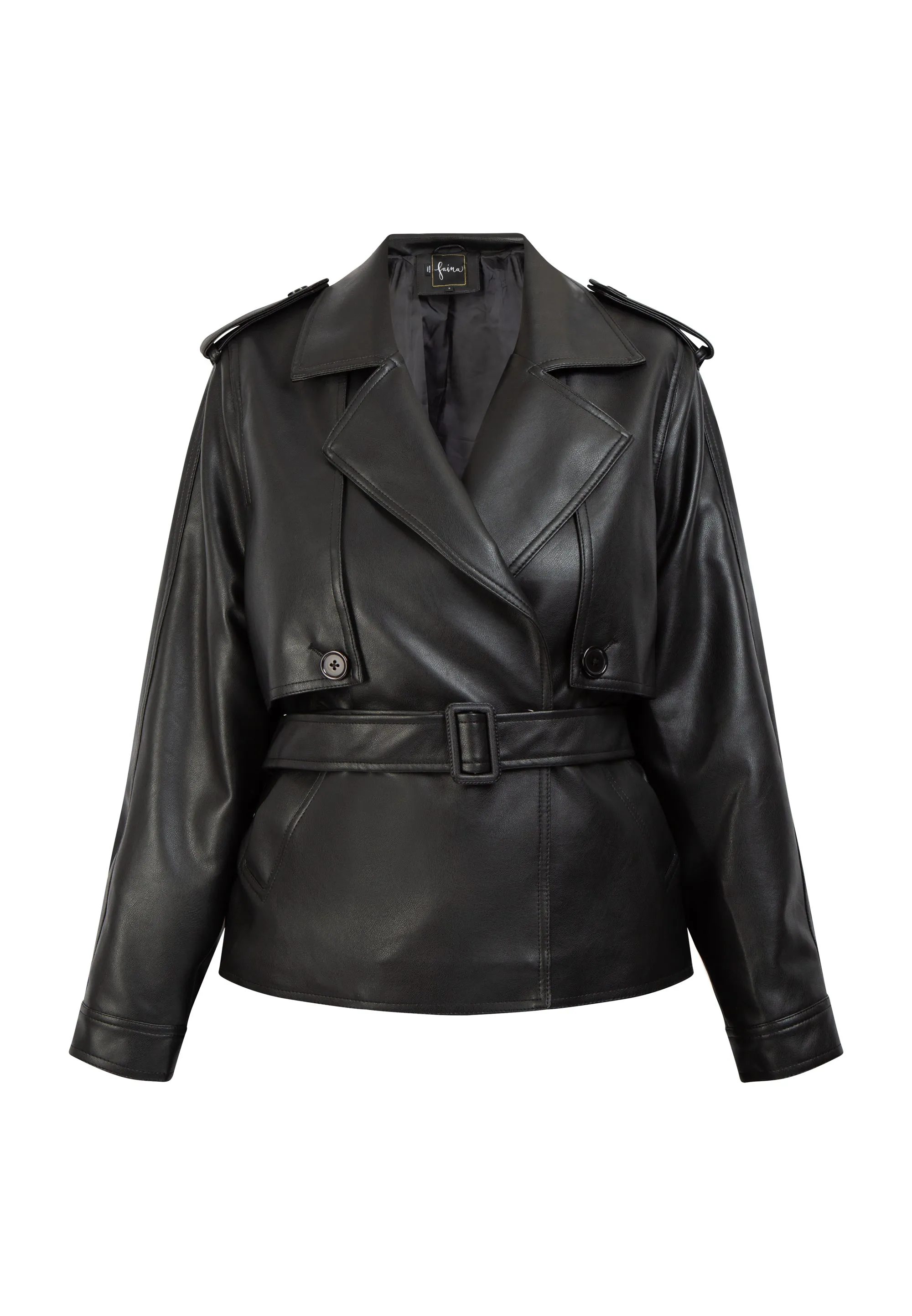 faina Women's Jacket Made Of Imitation Leather