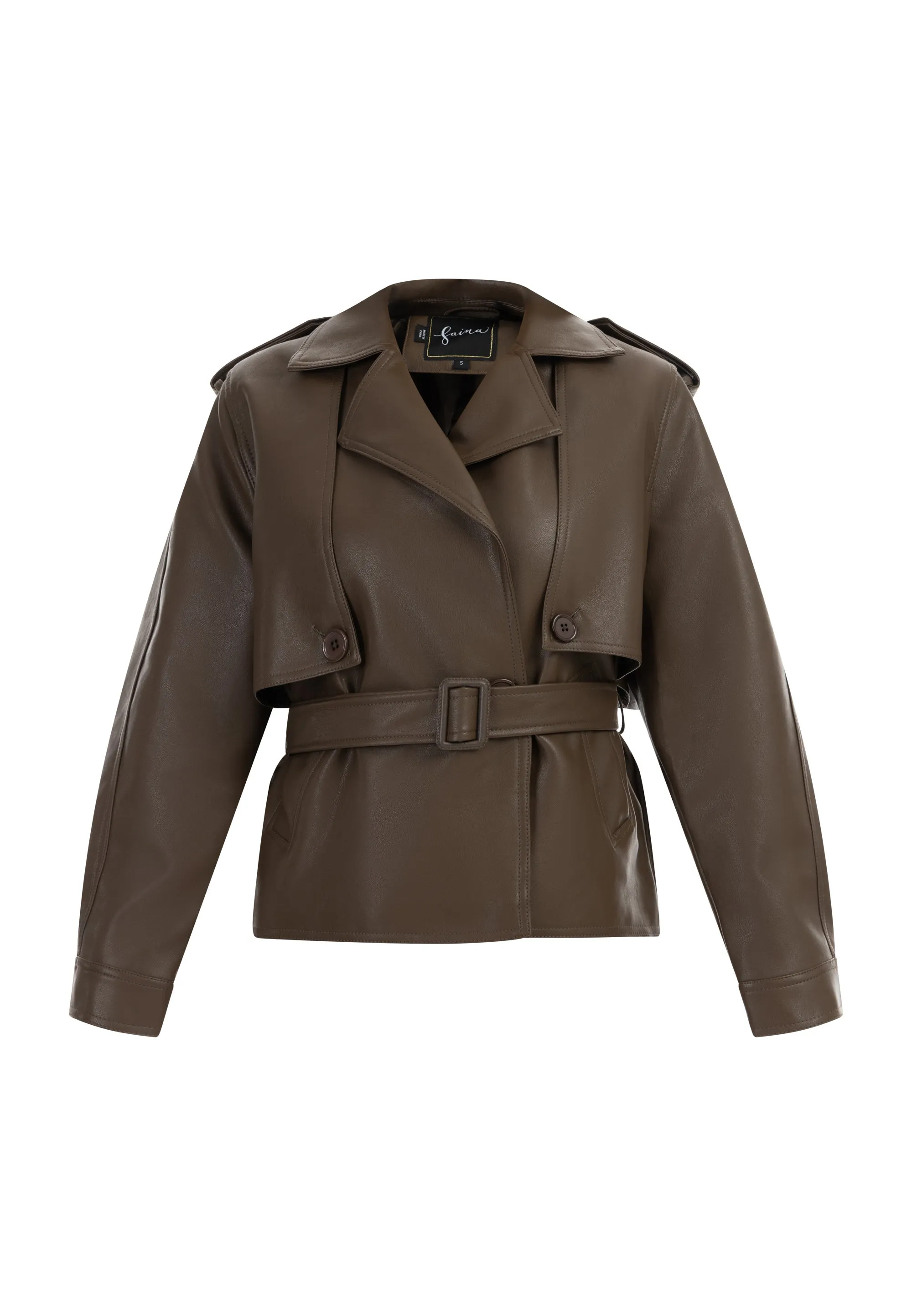 faina Women's Jacket Made Of Imitation Leather