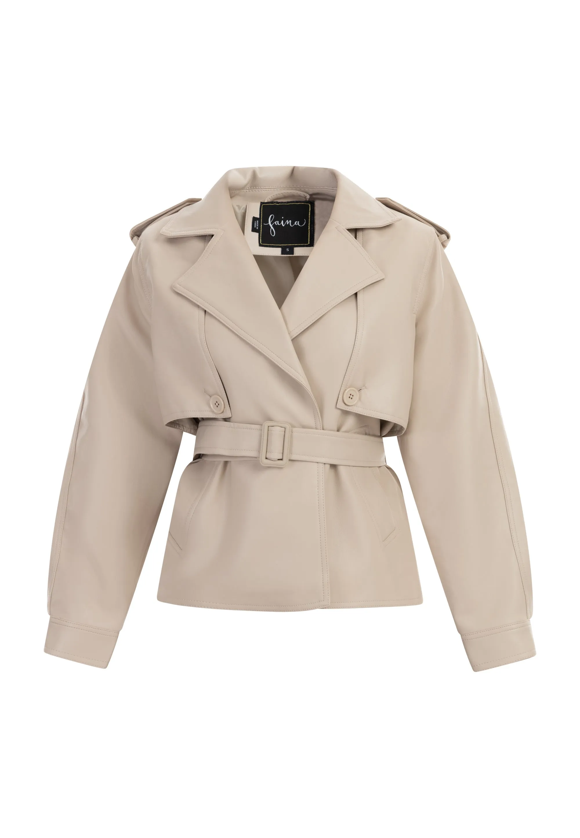 faina Women's Jacket Made Of Imitation Leather
