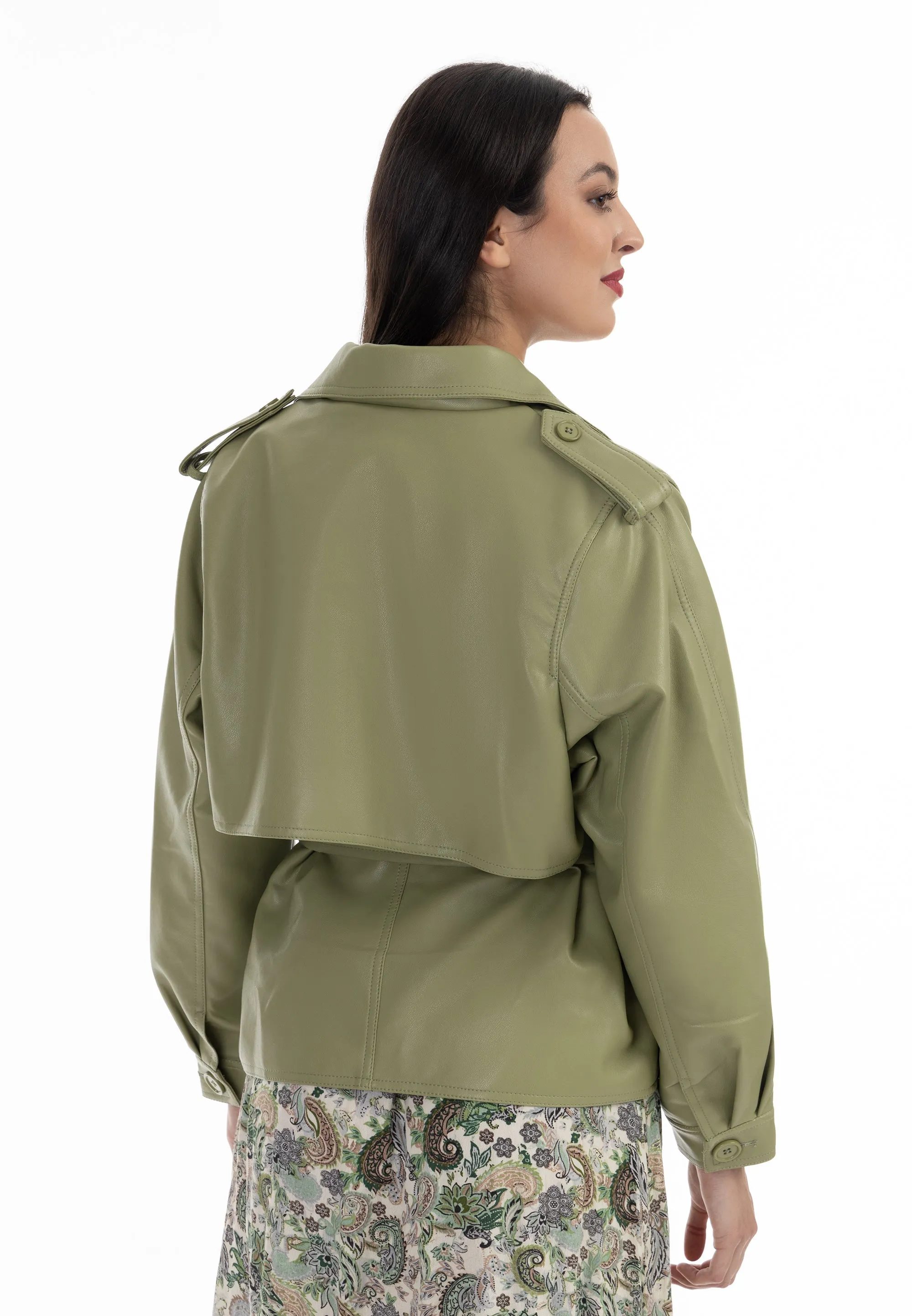faina Women's Jacket Made Of Imitation Leather