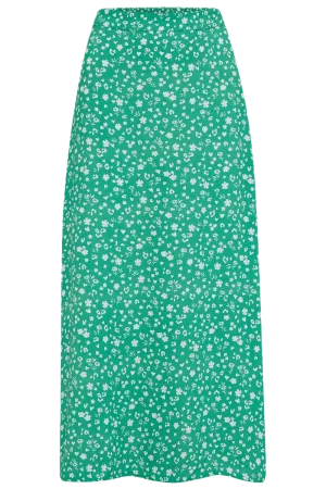 Falda Sugarhill Zora Green Scatter Print