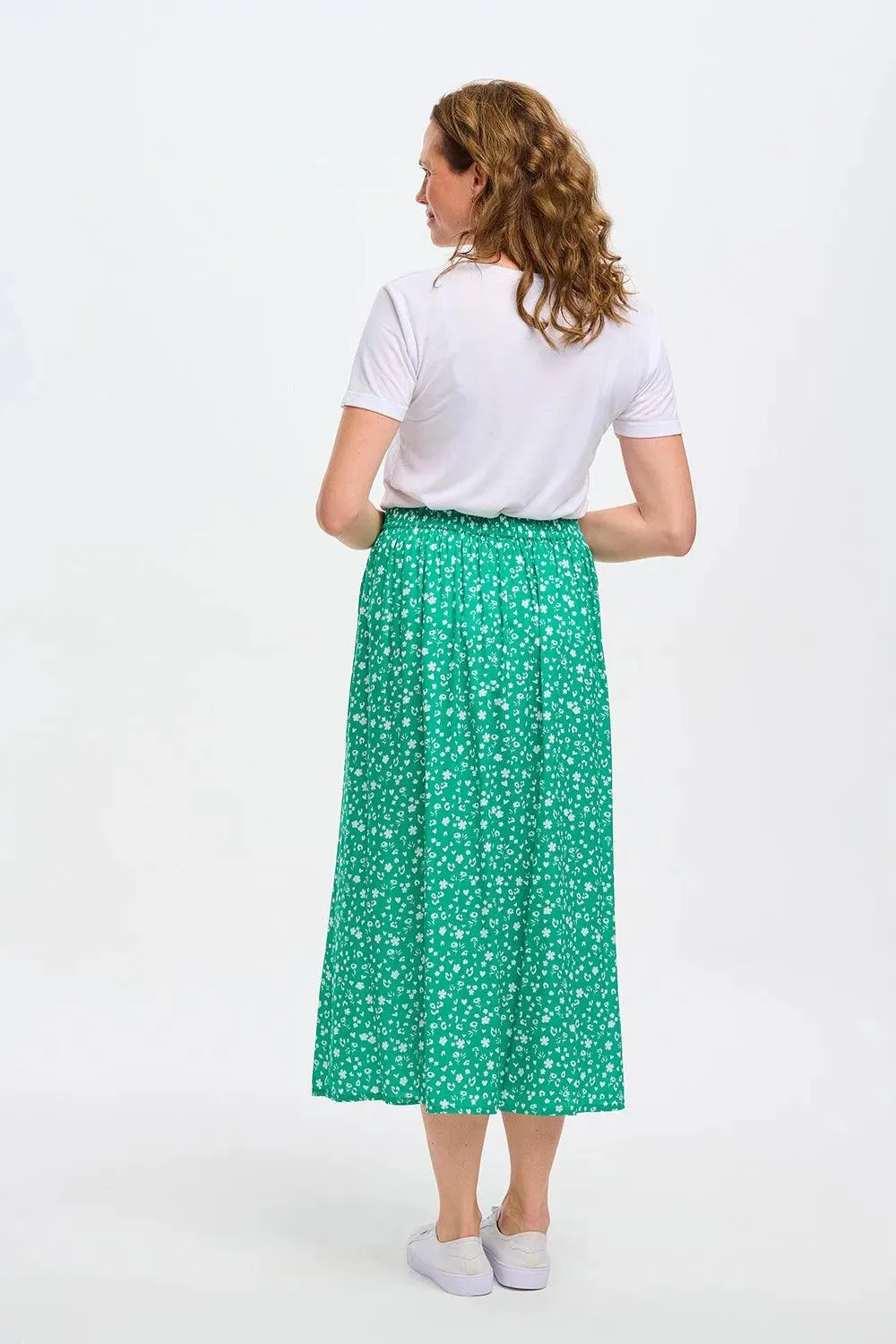 Falda Sugarhill Zora Green Scatter Print