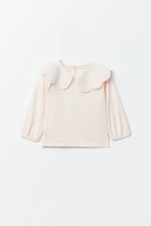 False plain top - Pink