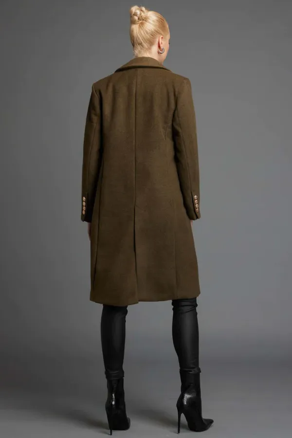 Fate & Becker Lonely Hearts Military Coat - Khaki