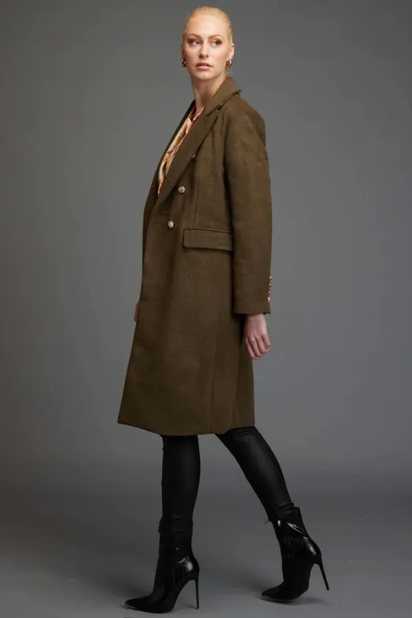 Fate & Becker Lonely Hearts Military Coat - Khaki