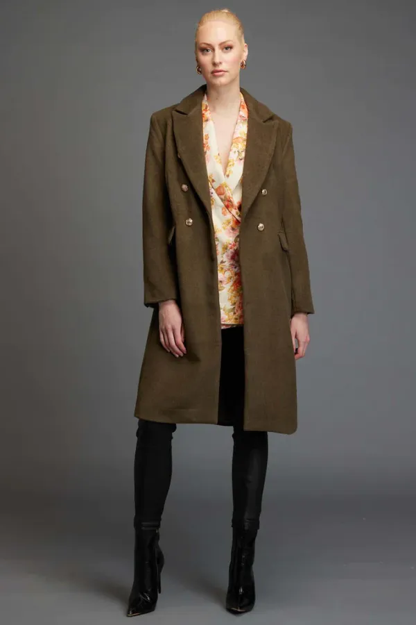Fate & Becker Lonely Hearts Military Coat - Khaki