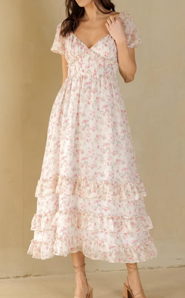 Felicity Floral Midi Dress