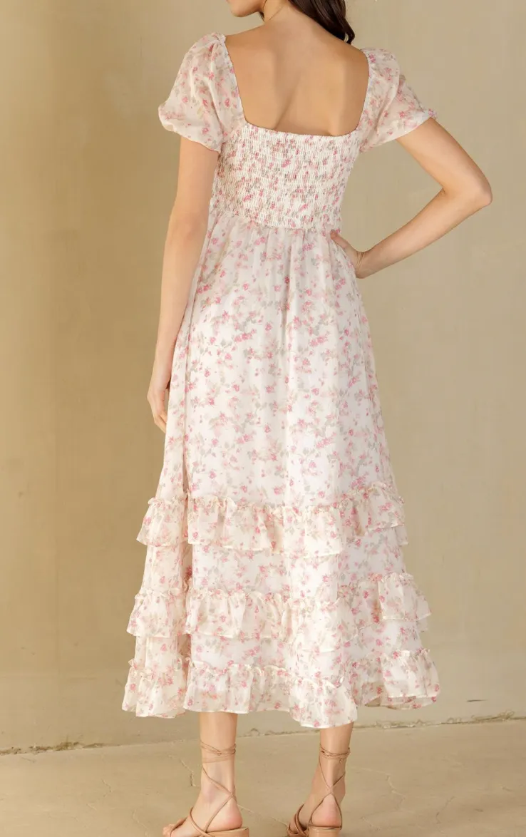 Felicity Floral Midi Dress