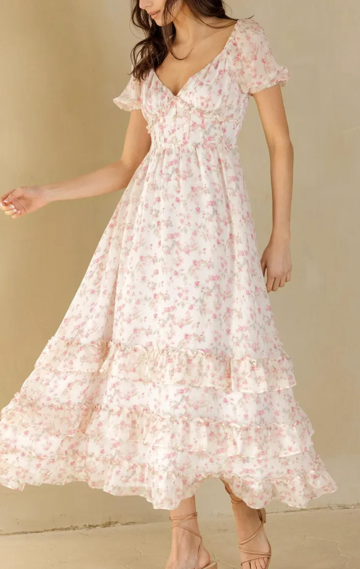 Felicity Floral Midi Dress