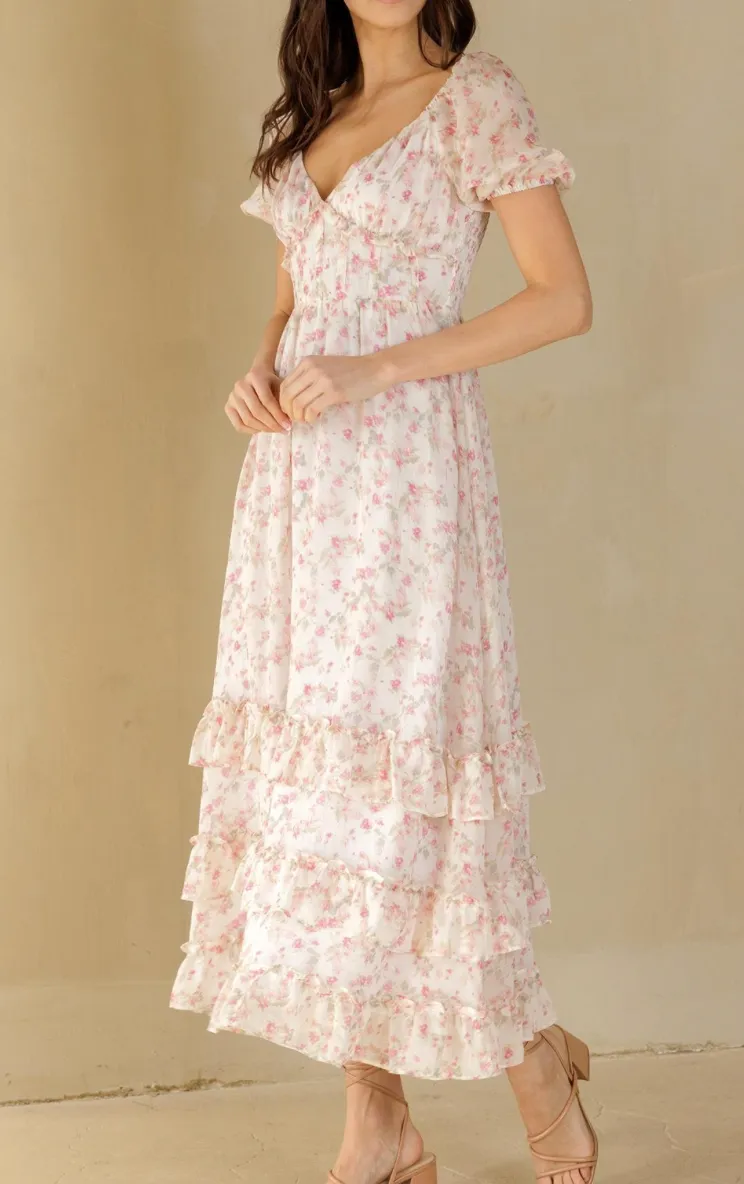 Felicity Floral Midi Dress