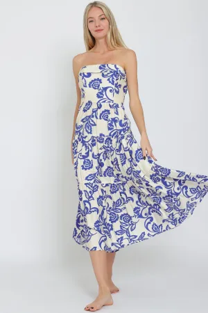 Fine China Midi Dress