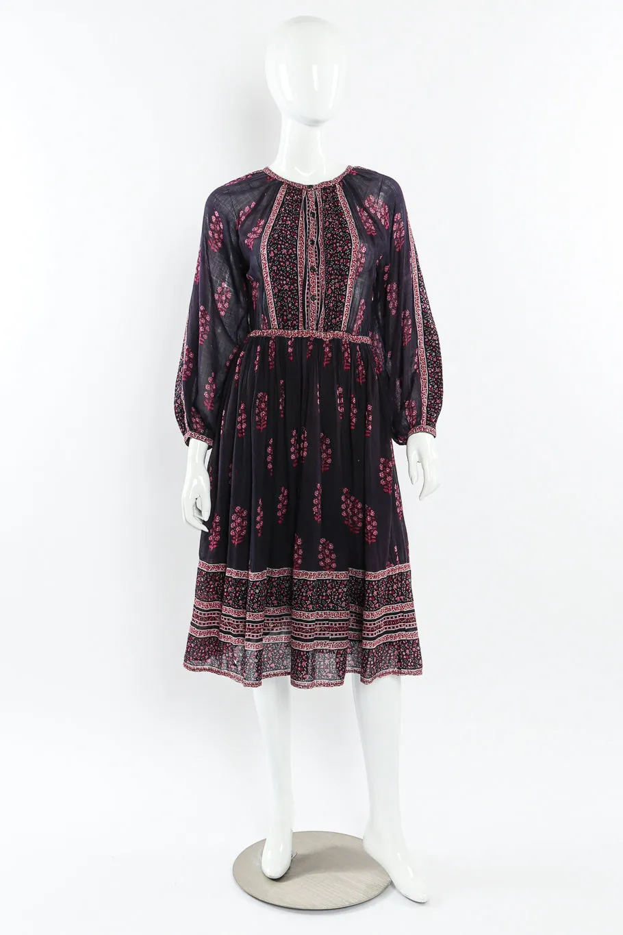 Floral Peasant Dress