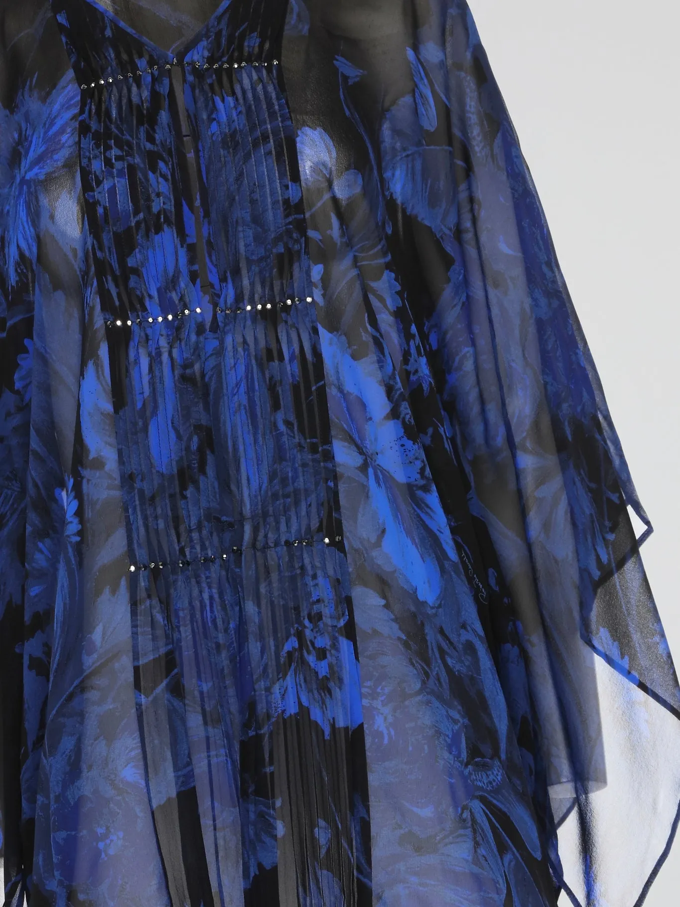 Floral Pleated Panel Kaftan