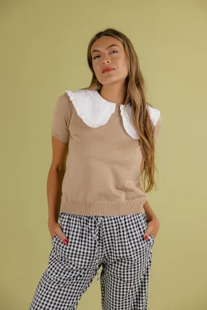 For Life Collar Sweater Top