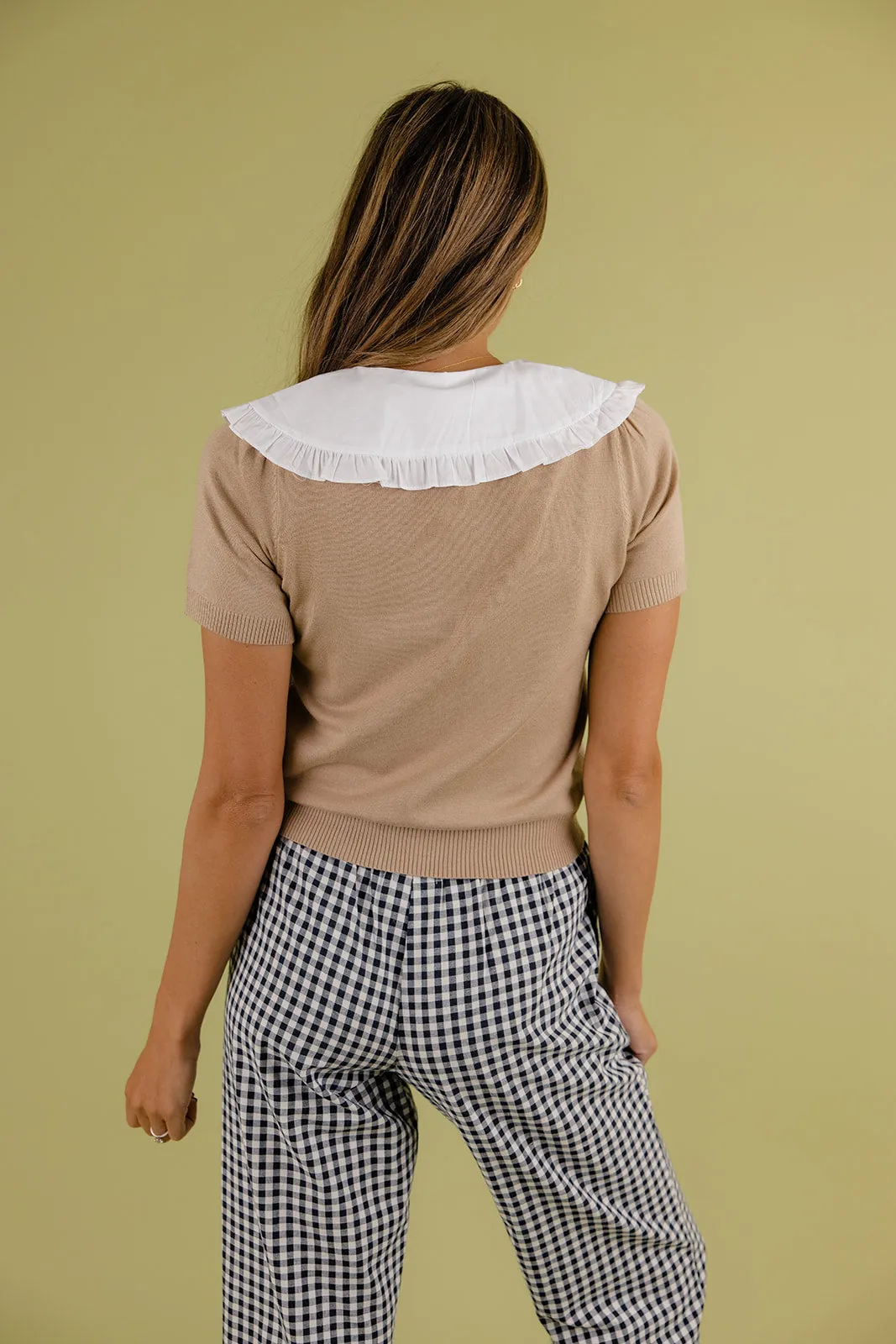 For Life Collar Sweater Top