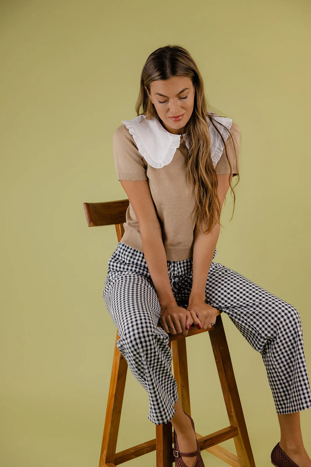 For Life Collar Sweater Top