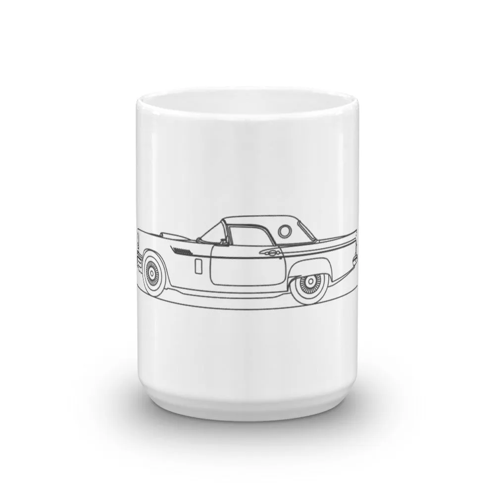 Ford Thunderbird 1st Gen Silhouette Mug
