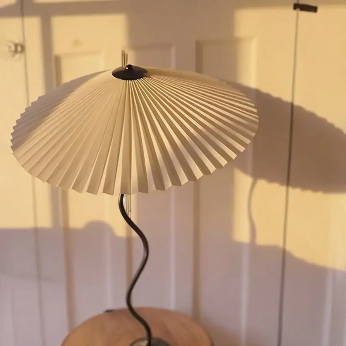 French Pleated Floor and Table Lamps