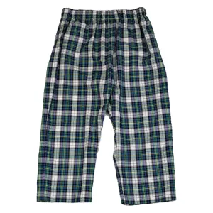 Funtasia Too Boys Plaid Pants - Green/Navy