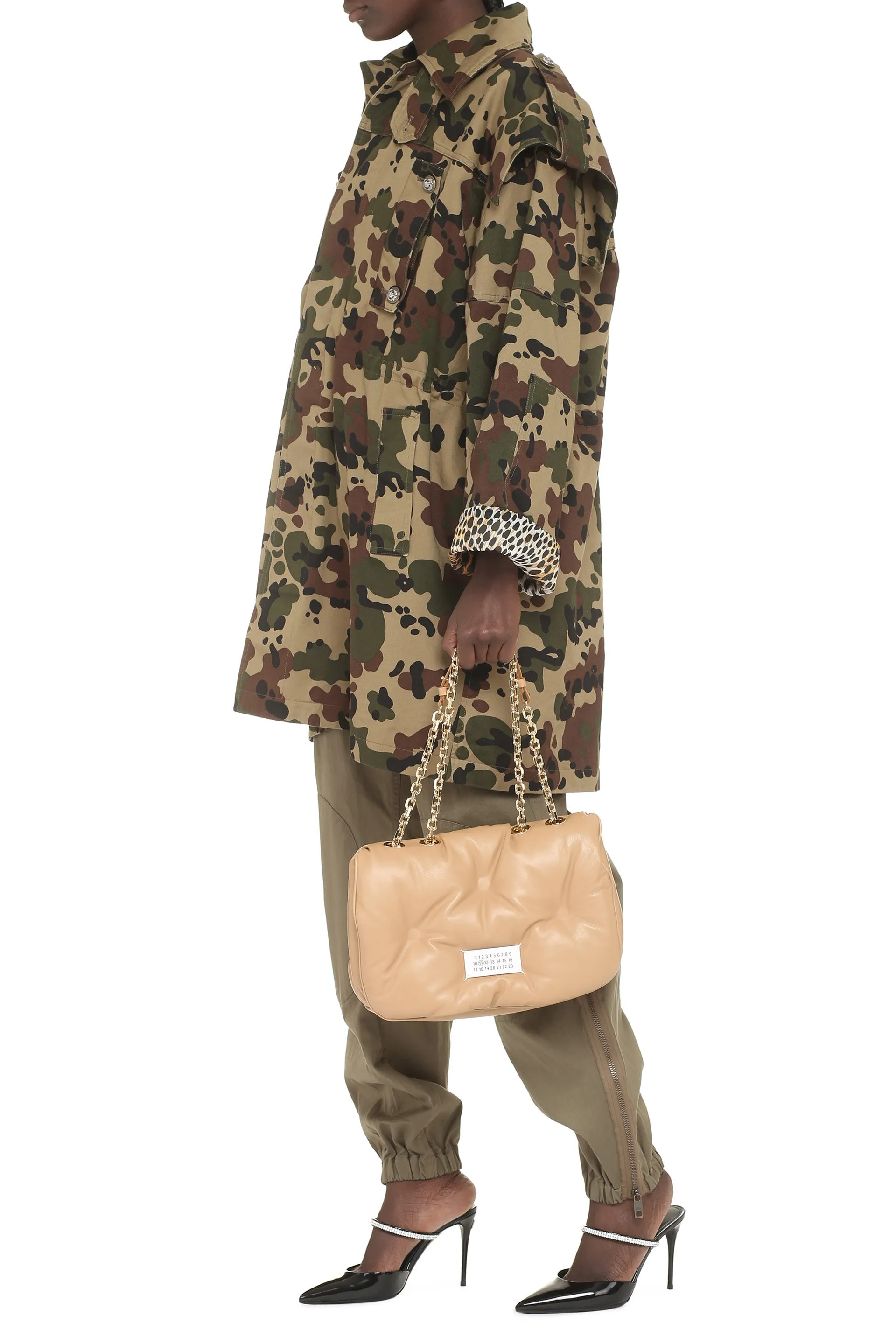 Gabardine parka