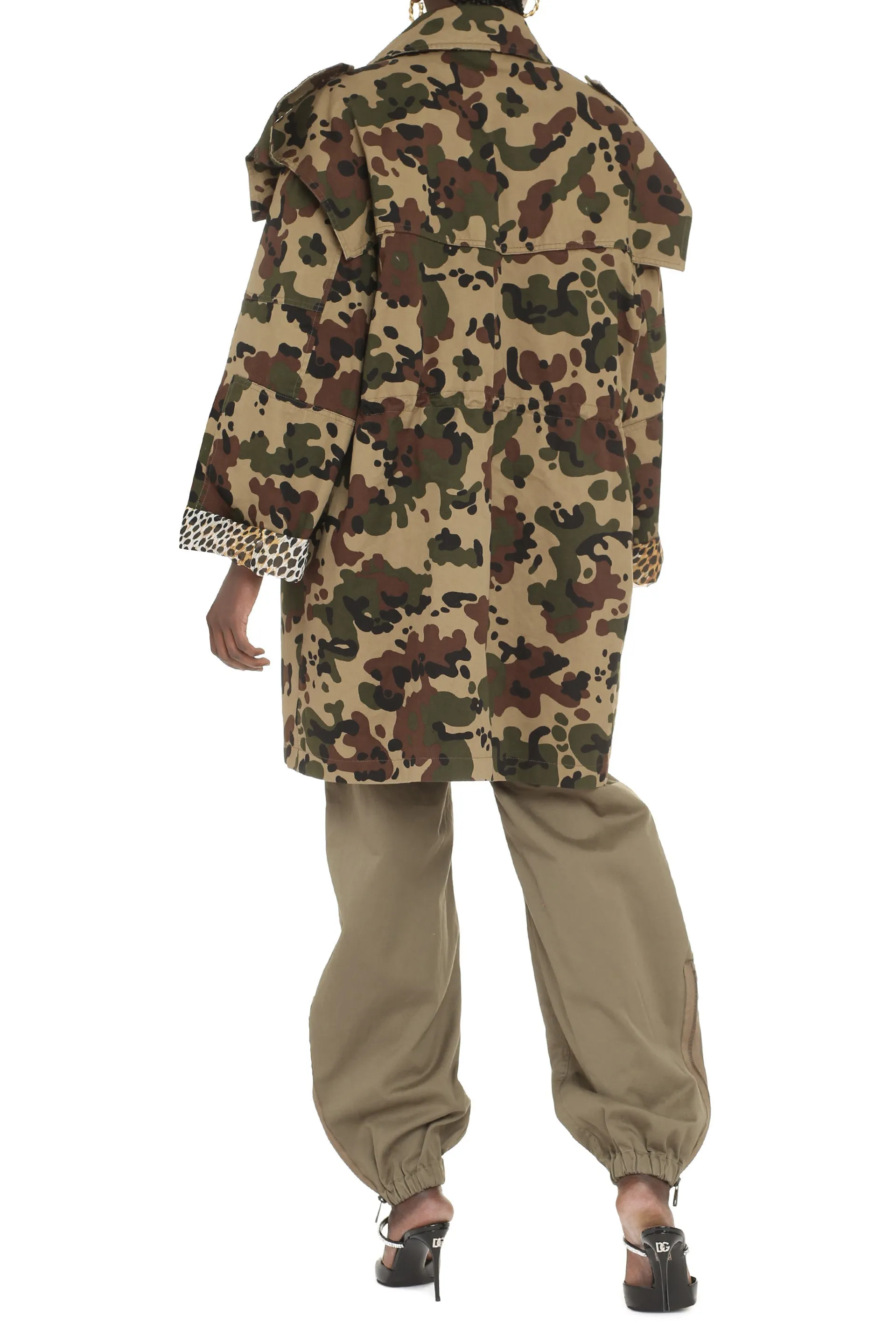 Gabardine parka