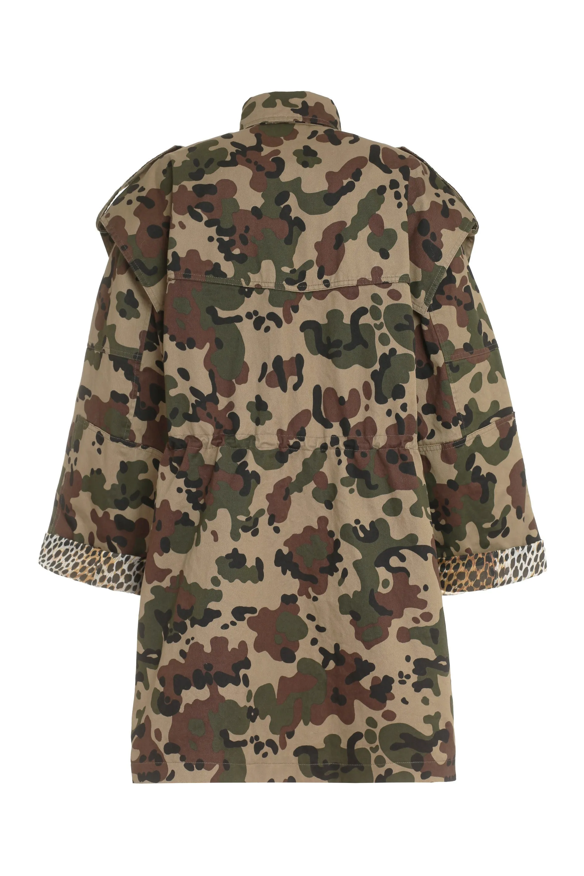 Gabardine parka