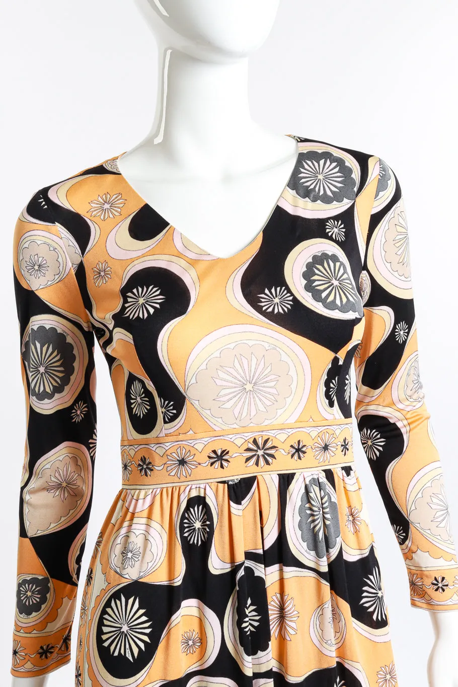 Geo Floral Print Dress