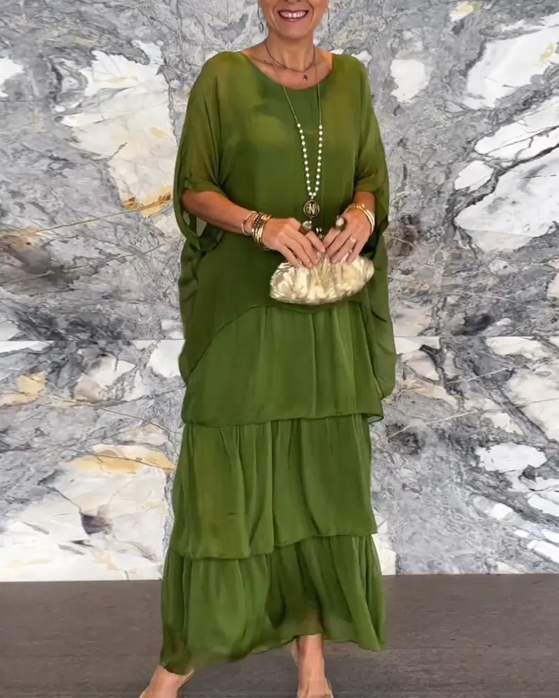 Geraldine® | Elegant A-Line Maxi Dress