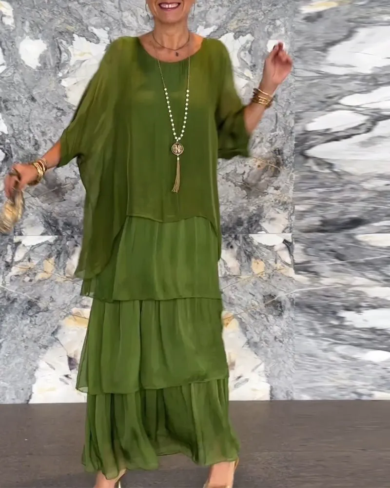 Geraldine® | Elegant A-Line Maxi Dress