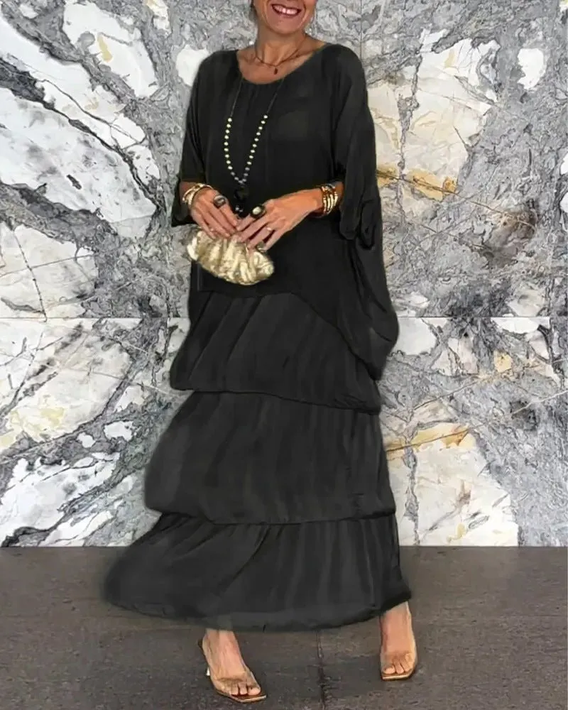 Geraldine® | Elegant A-Line Maxi Dress