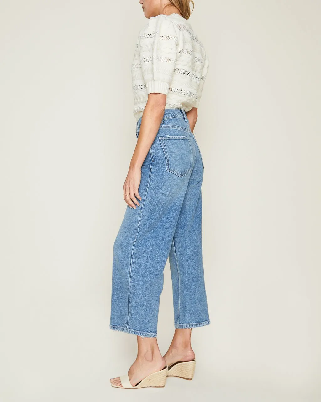 Getty Crop Jeans in Geranium