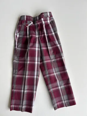 Girls Pants Plaid 54