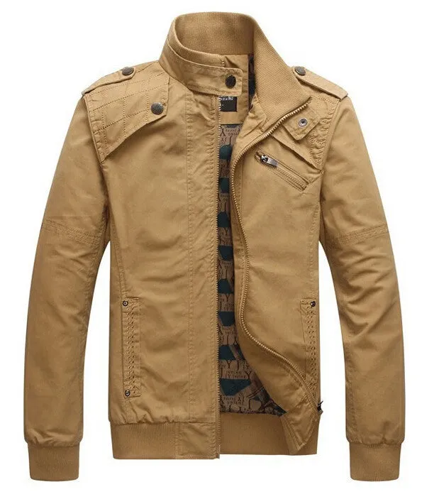 GoBliss Men's Casual Army Jackets