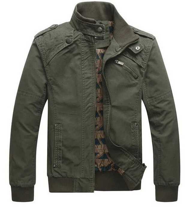GoBliss Men's Casual Army Jackets