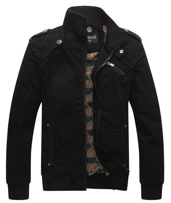 GoBliss Men's Casual Army Jackets