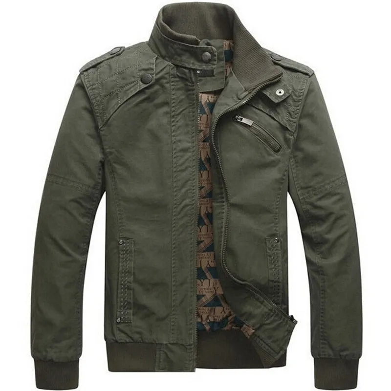 GoBliss Men's Casual Army Jackets
