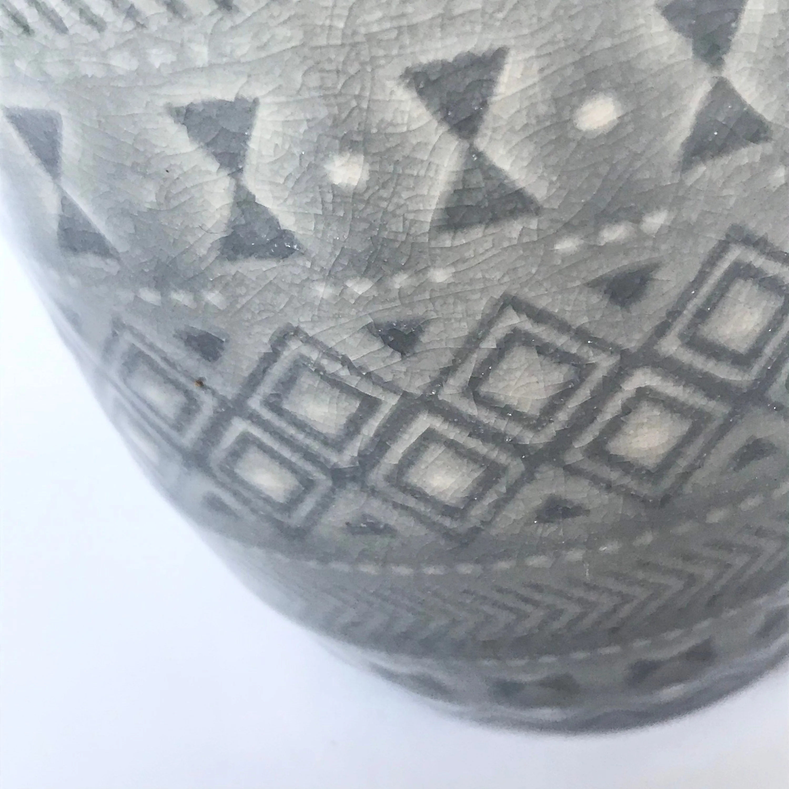 Grey Patterned Mug - Coffee Cup, Gifts For Her, Herbal Tea Cup, Grey Mug, Vintage Style Mug, Grey Tapas Mug, Grey Drinkware, Patterned Mug