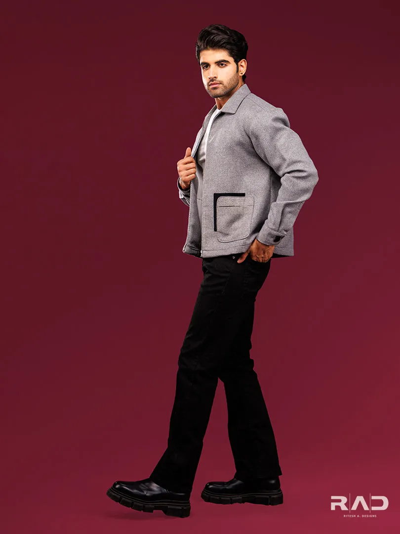 Grey Tweed Jacket